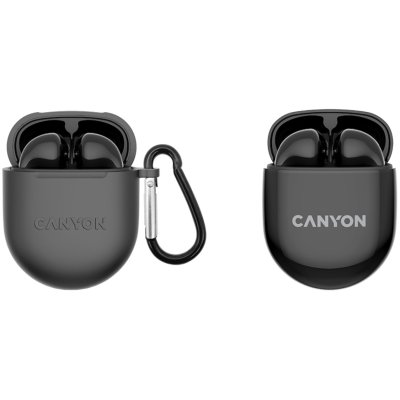Canyon Bezdrátová stereo sluchátka True wireless TWS-6 černá
