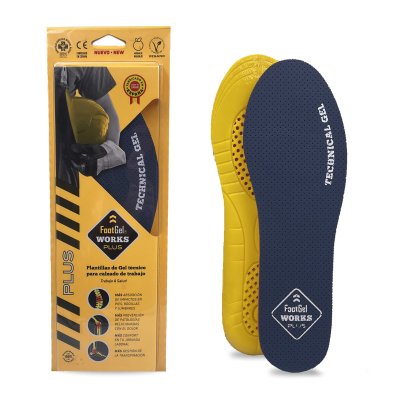 FOOTGEL Vložky do bot WORKS PLUS EU 43-47