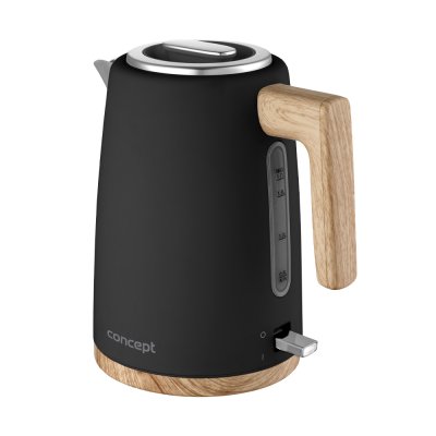 Concept RK3316 Elwood 1,7 l rychlovarná konvice nerezová černá