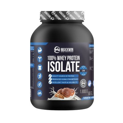 MAXXWIN ISO PROTEIN 90 1800 g skořicový šnek