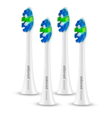 Eldonex SonicPro STANDARD náhradní hlavice 4 ks bílé
