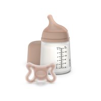 Suavinex Zero Zero Antikoliková láhev a dudlík Medium 0m+ 2 ks