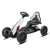Baby Mix Dětská šlapací motokára Go-kart  Speedster bílá