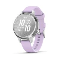 Garmin Lily 2 Active Silicone Band chytré hodinky Silver/Purple Jasmine