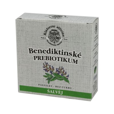 Klášterní officína Benediktinské prebiotikum Šalvěj 20 pastilek