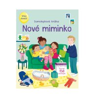 JIRI MODELS Samolepková knížka Nové miminko 1 ks
