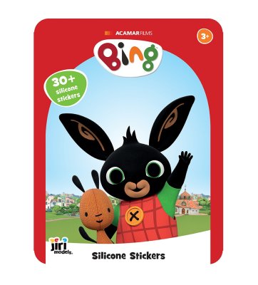 JIRI MODELS Hra se silikonovými samolepkami Bing 1 ks