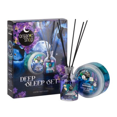 Organic Shop Sleeping Sada pro hluboký spánek Night Symphony 300 g + 125 ml