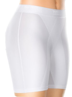 MAXIS LIFTING BRIEFS vel. M stahovací kalhotky s nohavičkami bílé