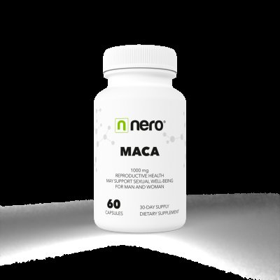 NERO MACA Peruánský ženšen, 1000 mg, 60 kapslí