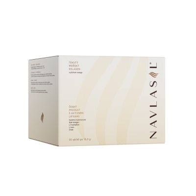 NAVLASIL Tekutý mořský kolagen mango 30 sáčků
