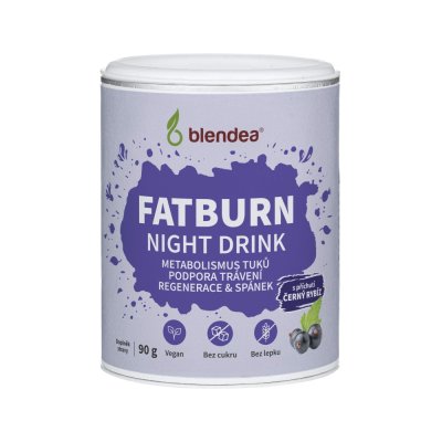 Blendea Fatburn Night Drink černý rybíz 90g