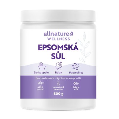 Allnature Epsomská sůl 800 g