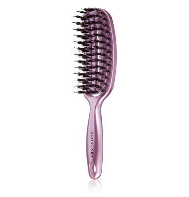 BrushArt Hair Ventilační kartáč s kančími štětinami S 1 ks Metallic Pink