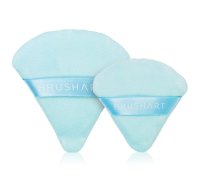 BrushArt Pudrová labutěnka Trojúhelníková sada 2 ks Blue