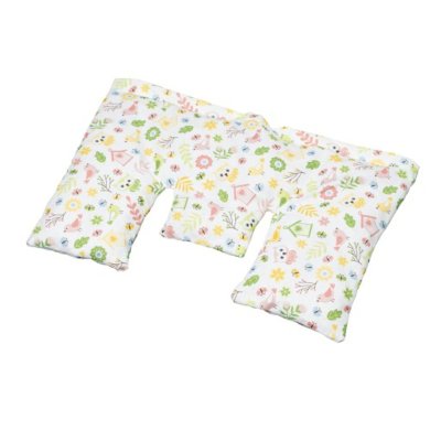 Torf-Ziegler Krční polštářek s pšeničným zrnem, barevné sovičky, 40 x 25 cm