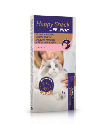 Feliway Happy Snack losos 6x15 g