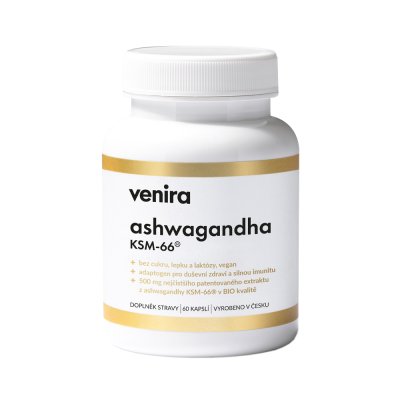 Venira Ashwagandha KSM-66 60 kapslí