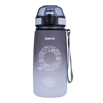 RUNTO Láhev AQUA-GO 630ml Grey