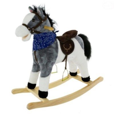 EURO BABY Houpací koník  - šedý
