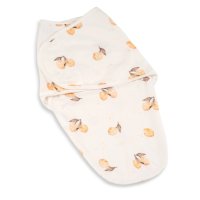 Baby Nellys Bavlněný zavinovací vak, zavinovačka Premium Lemon, krémový