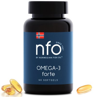 NFO Omega-3 Forte s rybí želatinou měkké gely
