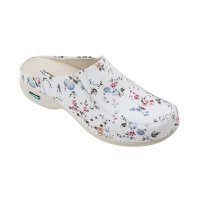 Nursing Care BERLIM pracovní pratelná obuv s certifikací dámská květy WG4AF1, 38