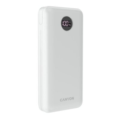 Canyon Power Bank PB-2002, 20000mAh, bílá