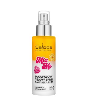 Saloos Dvoufázový tělový sprej Damašská růže 100 ml