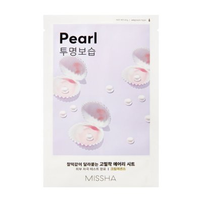 Missha Airy Fit Pearl rozjasňující plátýnková maska 19 g