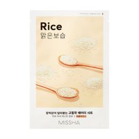 Missha Airy Fit Rice rozjasňující plátýnková maska 19 g