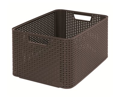Curver Úložný box Rattan Style2 S 1 ks hnědý