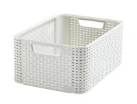 Curver Úložný box Rattan Style2 S 1 ks krémový