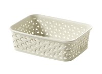 Curver Košíček Rattan Y Style A6 1 ks krémový