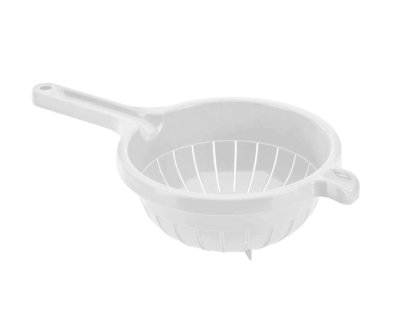 Tontarelli Cedník s rukojetí malý 1 ks bílý