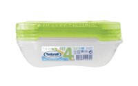 Tontarelli Dóza na potraviny Nuvola obdélníková 0,5 l 4 ks zelená