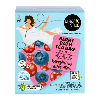 Organic Shop Sáčky do koupele Bobulové dobrodružství 3x50 g