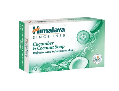 Himalaya Herbals Mýdlo osvěžující okurkové 75 g