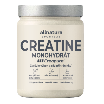 Allnature Sportlab Creatine Monohydrát Creapure 300 g