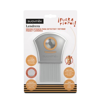 Suavinex Hřeben na vši a hnidy kovový 1 ks