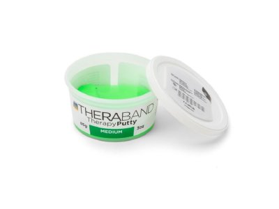 Thera-Band Therapy Putty, terapeutická hmota 85g, zelená, střední