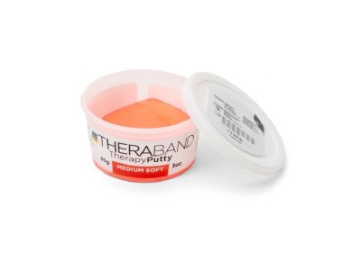 Thera-Band Therapy Putty, terapeutická hmota 85g, červená, středně měkká