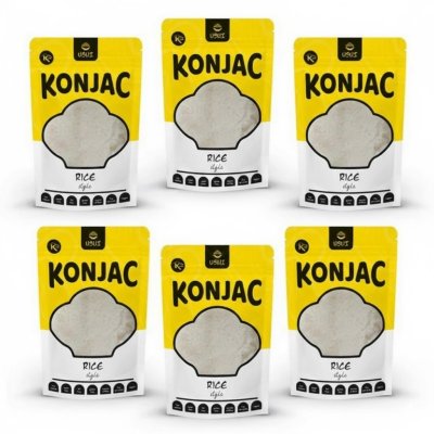 USUI Konjakové těstoviny ve tvaru rýže, výhodný balíček 5+1 zdarma