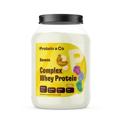 Protein&Co Complex Whey 2 kg, Banana