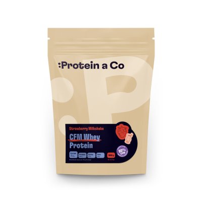Protein&Co CFM WHEY PROTEIN 80 1 kg, Strawberry