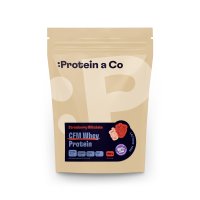 Protein&Co Bezlaktózový CFM Whey, 1kg Strawberry milkshake