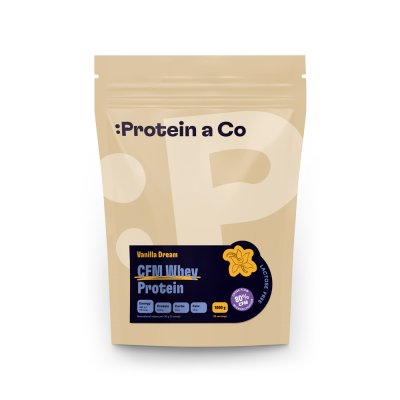 Protein&Co Bezlaktózový CFM Whey, 1kg Vanilla dream
