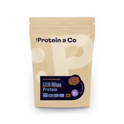 Protein&Co Bezlaktózový CFM Whey, 1kg Chocolate brownie