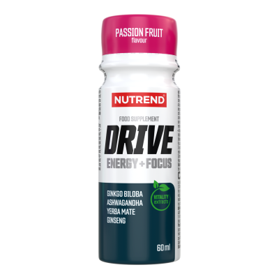 Nutrend Drive Energy+Focus 60 ml passion fruit