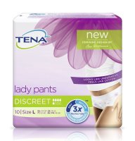 Tena Lady Pants Discreet Large inkontinenční kalhotky 10 ks